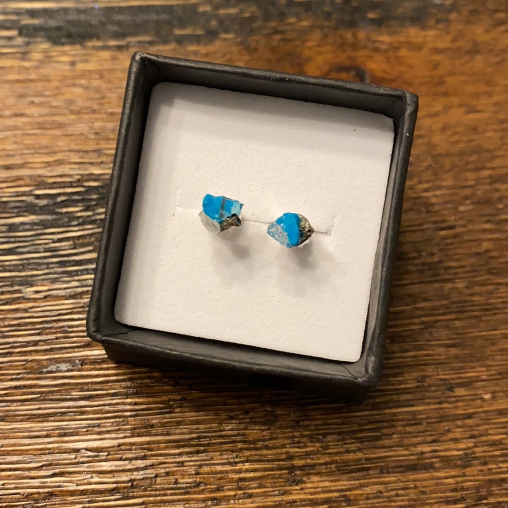 Chrysocolla, Galena & Celestite Studs